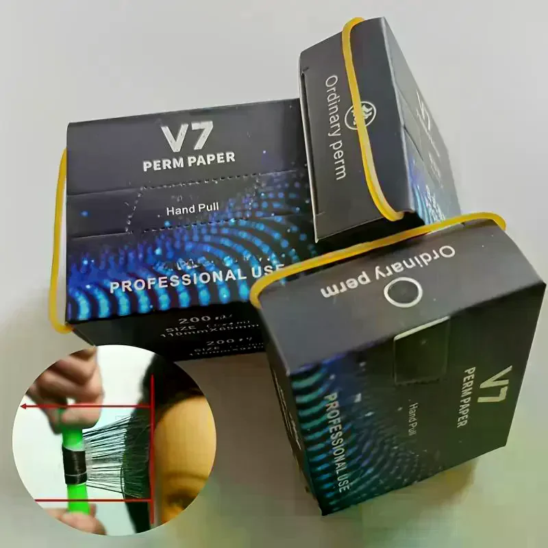 Curling Papers Perm Papers For Hair Curling Salon Disposable Tissue With High Temperature Resistance For Cold And Hot Perms Hair
