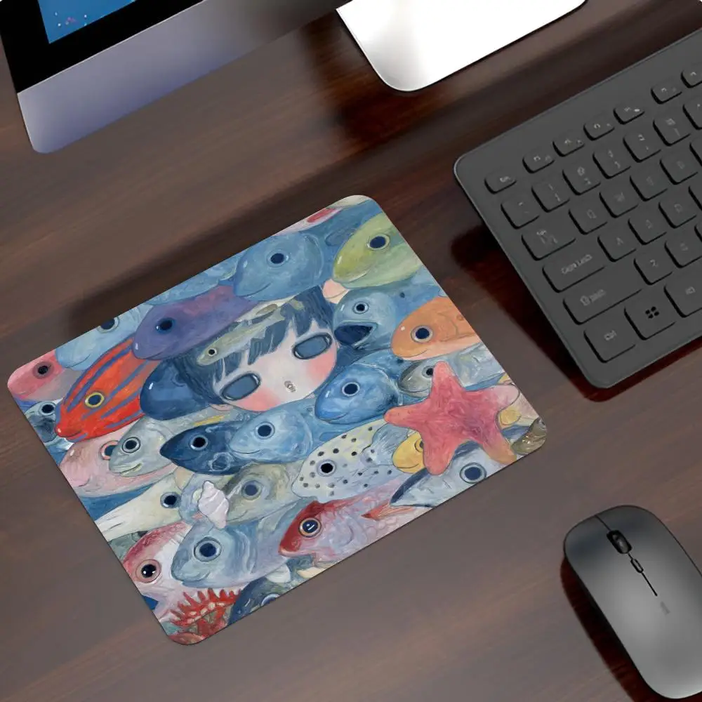 Aya Takano Mouse Pad Game Mause Pads Laptops Small Wrist Protector Supplies Luxury Notebook Accessories