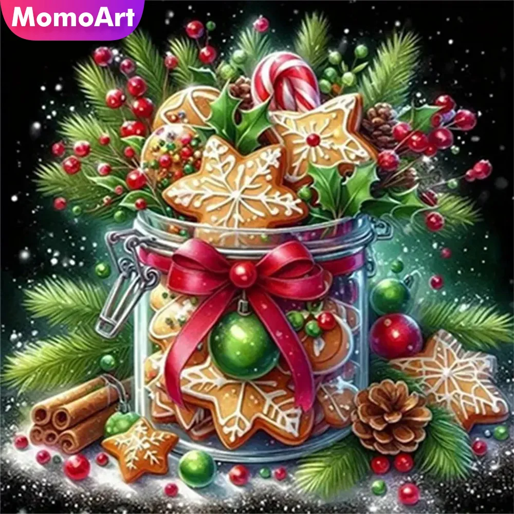 Momoart Bottiglia Diamante Mosaico Paesaggio Nuovo Arrivo Immagine Strass Pittura Diamante Natale Ricamo Fai da Te Regalo Unico