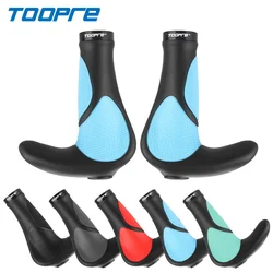 MTB Bicycle Grip TPR Rubber Horn Handle Grip Cuffs Hand Rest Bike Vice Handlebar Grip Shockproof Non-slip Bilateral Locked