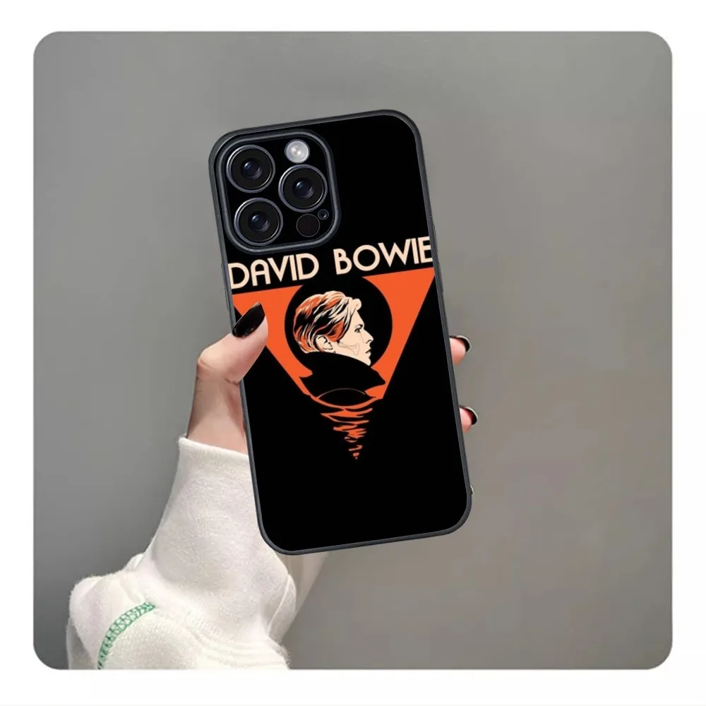 D-avid B-Bowie Phone Case For iPhone 16 15 14 13 12 11 PRO MAX PLUS Mini TPU Soft to Skin-friendly case