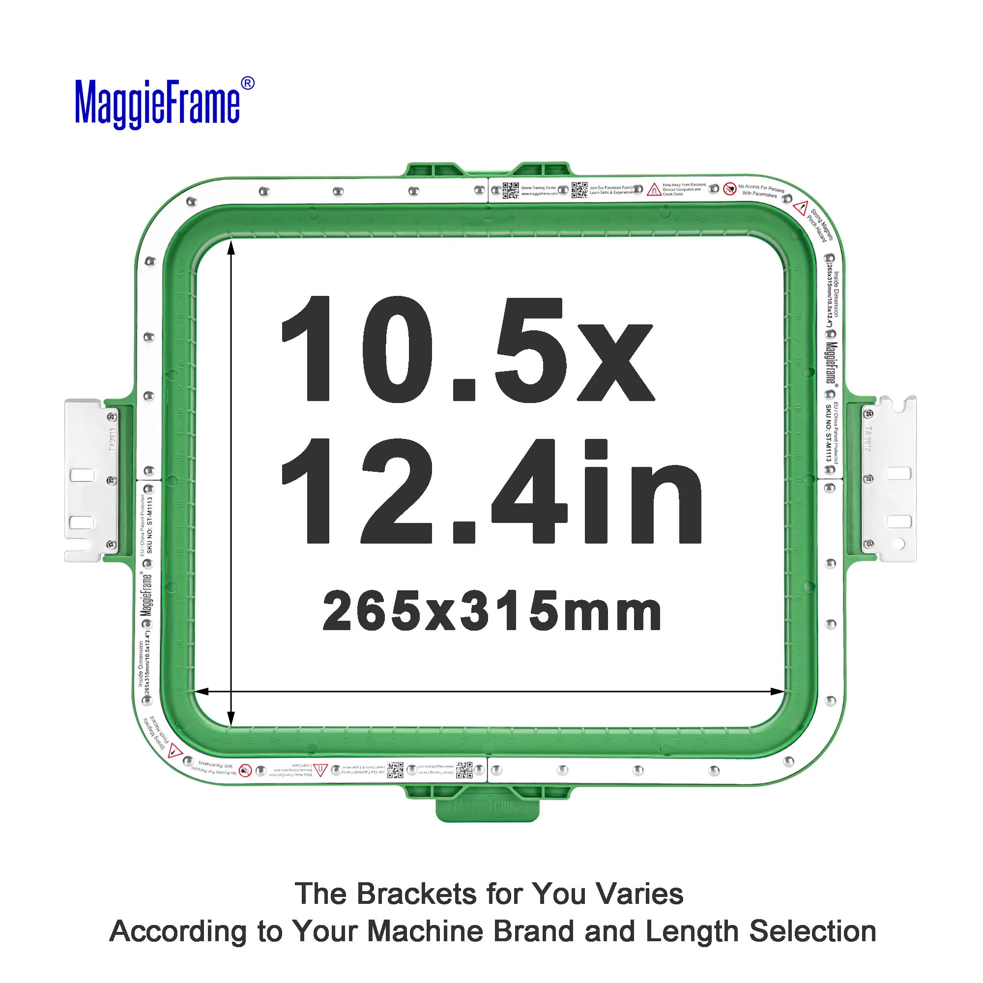 MaggieFrame Magnetic Hoops for SWF Embroidery Machine Embroidery Hoop Magnetic Hoop Sewing Accessories image 3