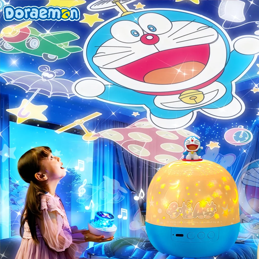 

Аниме Doraemon ночник проект лампа мультфильм ночник спальня вечеринка атмосфера декор подарок на день рождения с 12 шт. пленками