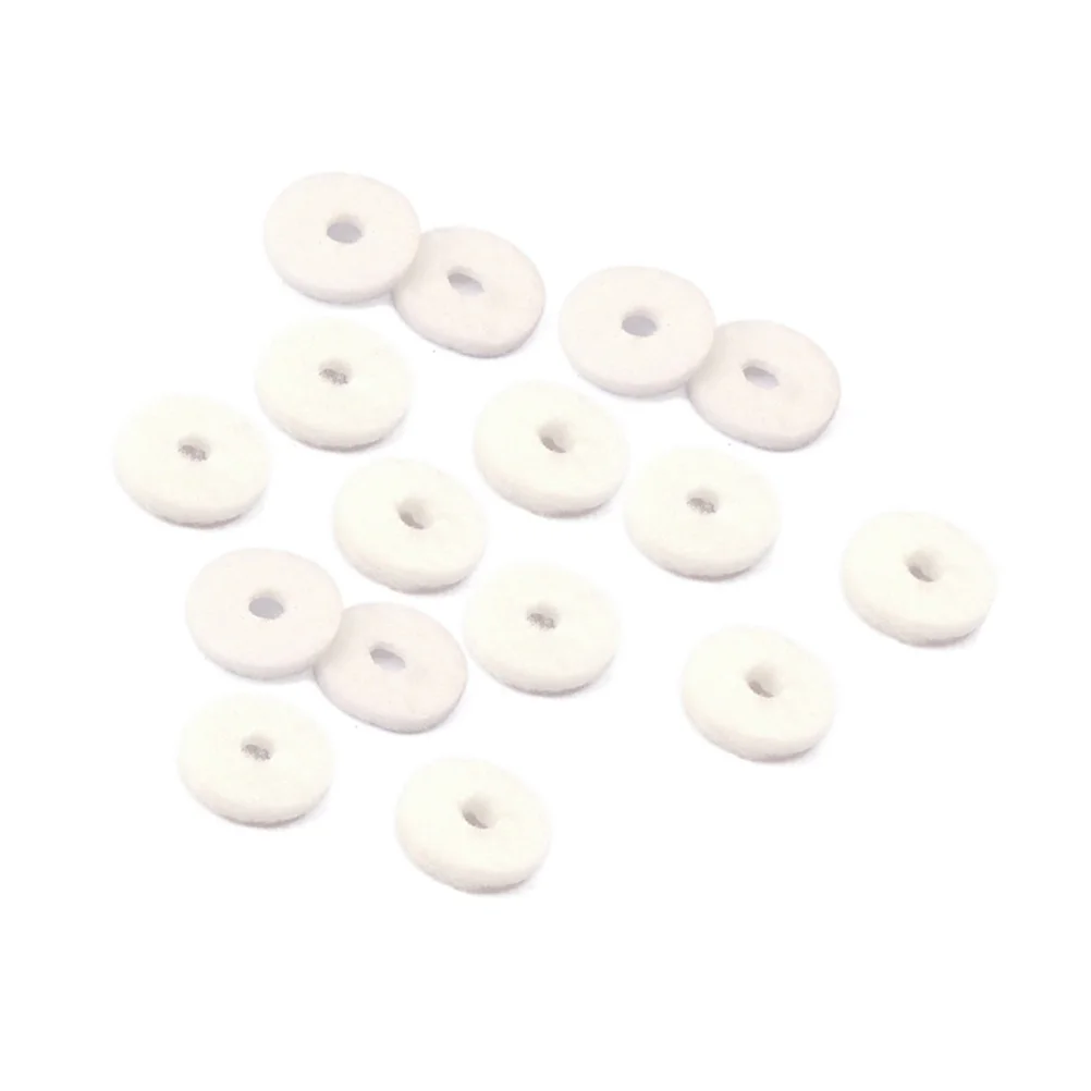 

90 PCS Piano Keyboard Felt Piano Regulating Tool Hitch Pin Felt Balance Front Rail Regulating Punchings Repair Parts 12mm Dia