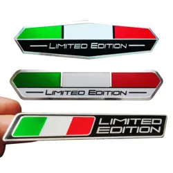 Italian limited edition aluminum stickers for motorcycle headlights, rear ends fuel tanks motorcycles car bicycles decorative