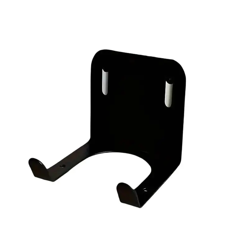 1‑Pack Ventilated Black Metal Storage Hook Easy‑Install Garage Organizer for Lawn Mowers & Branch Trimmers