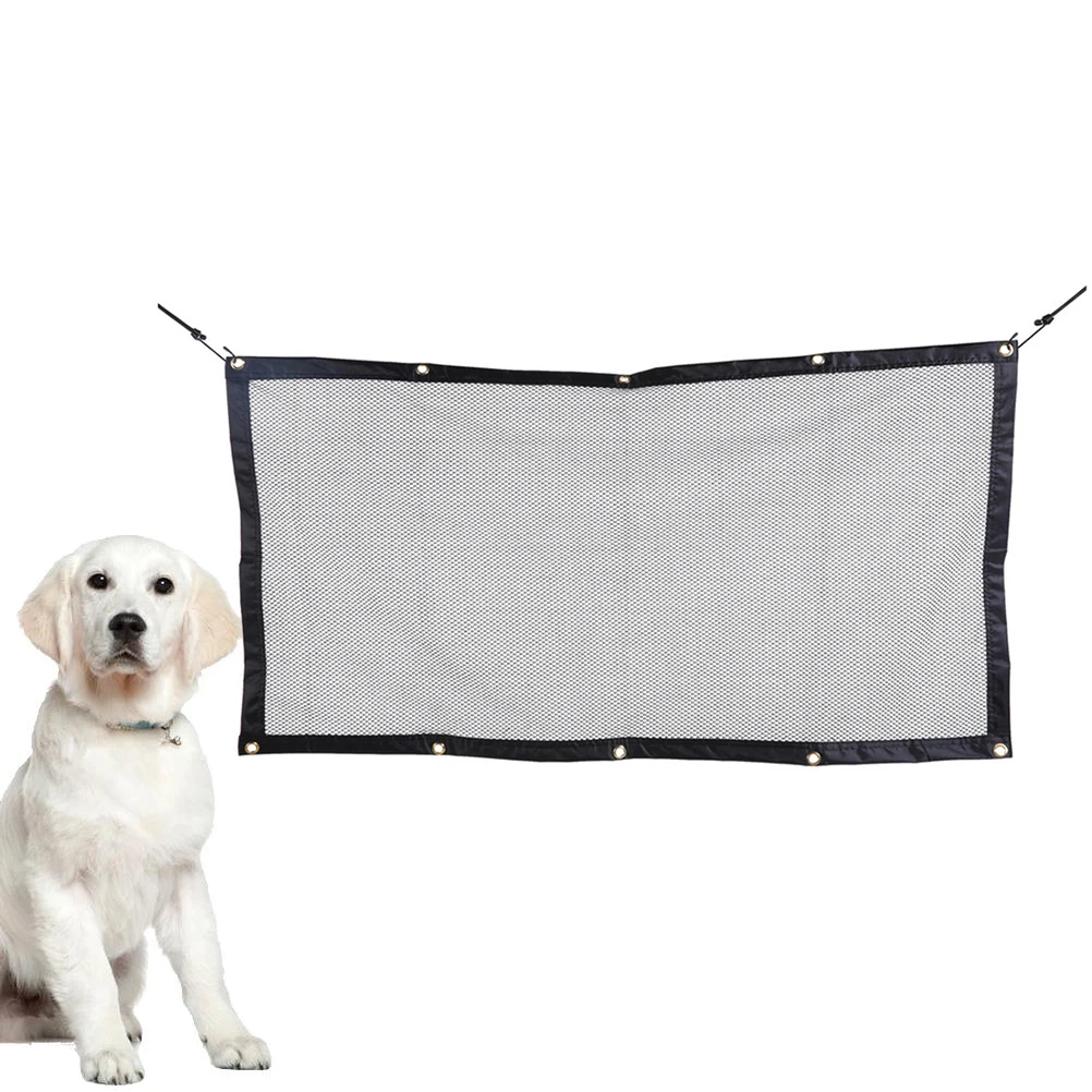Barreras de red de protección para perros, aislamiento de animales, puerta de automóvil para mascotas, puertas para bebés, divisor de coche, valla para cachorros