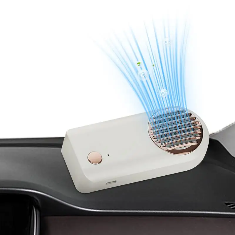 Car Air Purifier Ionizer Odor Removal Eliminator Freshener Deodorizer Portable Cordless Battery Powered Scent Eliminators