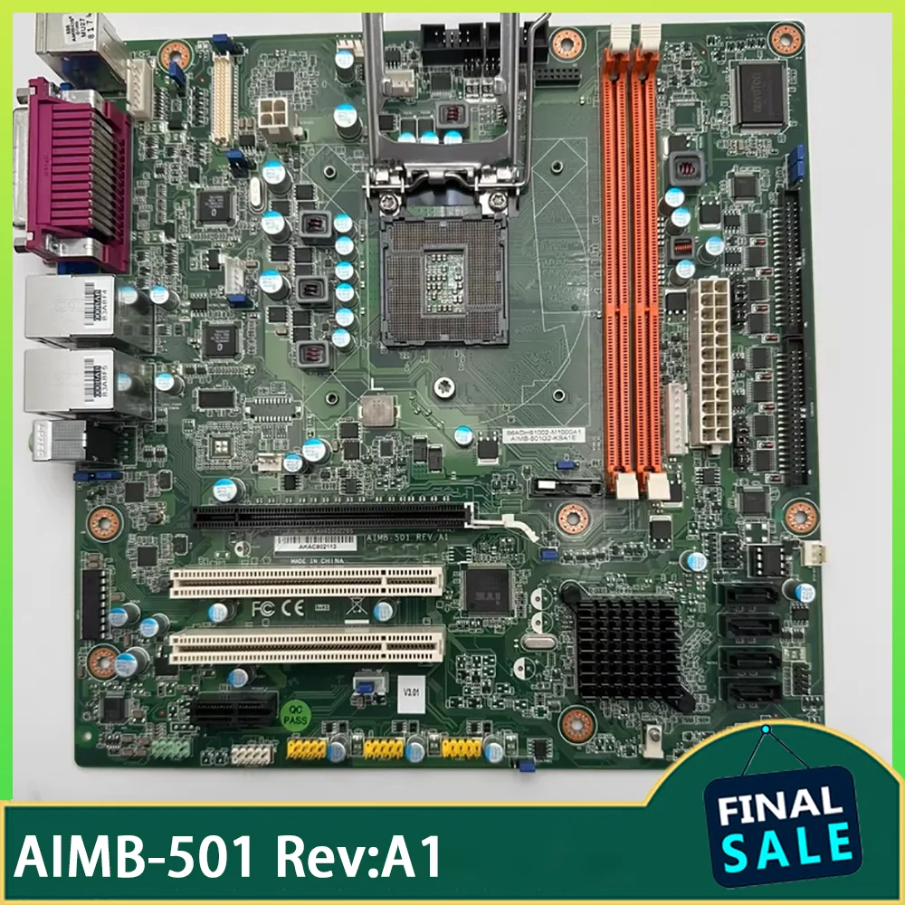 

Для промышленной материнской платы ADVANTECH с двумя сетевыми портами AIMB-501 Rev:A1 AIMB-501G2