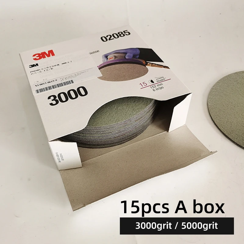 3M Trizact Pyramid Disc Sponge Sandpaper P3000 P5000 Precision Grinding 6\