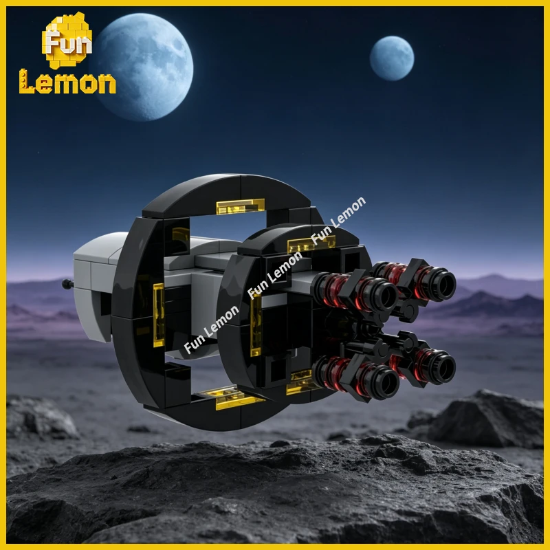 Interstellar Voyage Diorama Building Blocks Bob Probe Planet Probe Scene DIY MOC Bricks Kit For Showcase