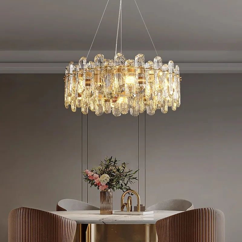 

home decorationPendant lights, luxury crystal living room chandelier, dining room Pendant lamp, ceiling light, indoor lighting