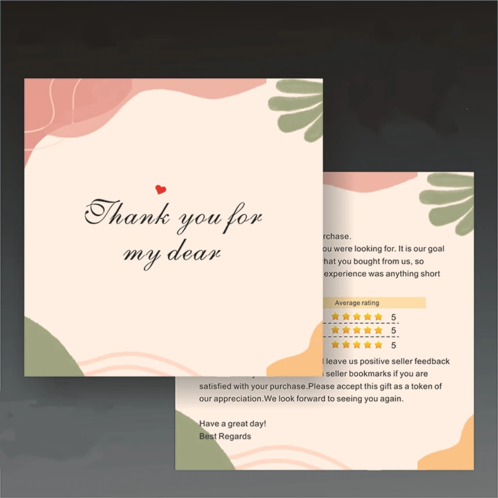 

Индивидуальные бумажные бизнес-продажи, благодарственные открытки, печать подарочной упаковки, цветная карта с вашим собственным дизайном и логотипом