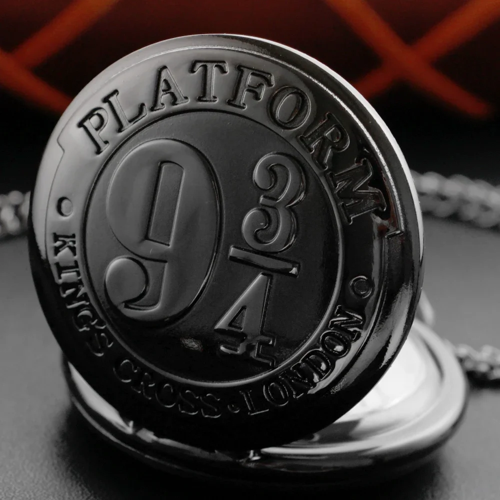 9/43 Digital Magic Design Vintage Time Necklace Clock Quartz Pocket Watch Best Gift Accessory Pendant for Men and Women Kids