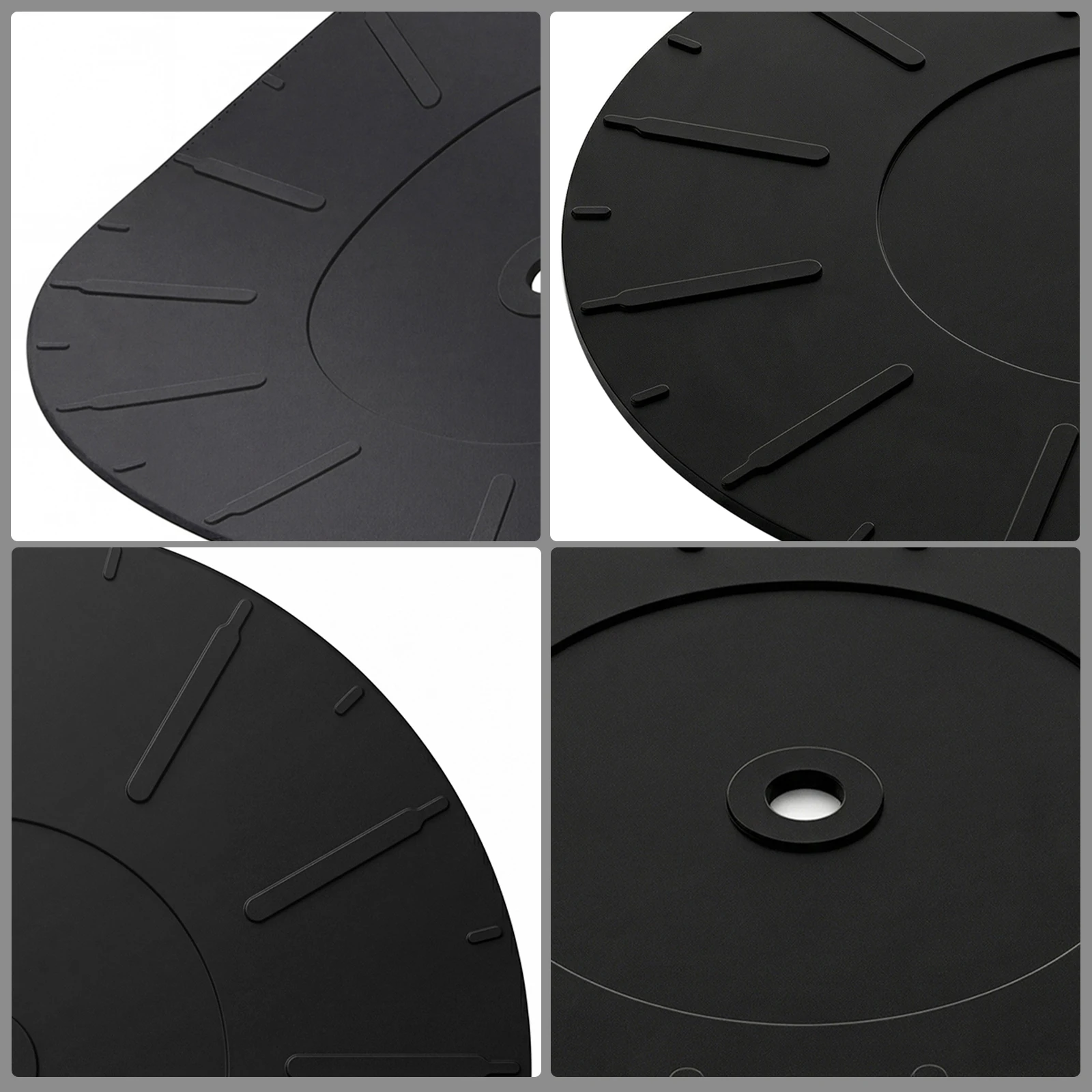 Silicone Turntable Slipmat 7 Inch Diameter Vinyl Disc Protective Pad Anti-Static & Anti-Slip for All LP Vinyl Record Players