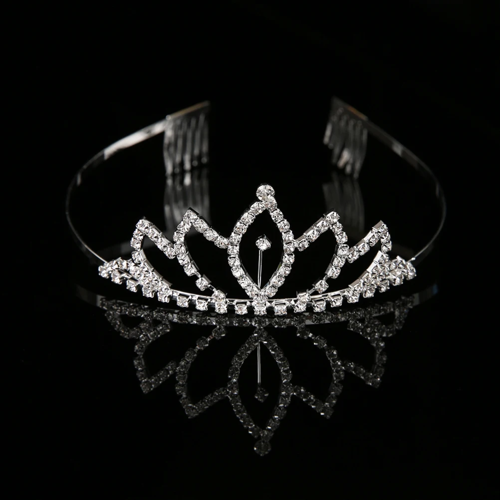 

Luxury Princess Crown Tiara Durable Sparkly Women Girls Headb Crystal Headpiece Wedding Party Accessories Hair Tool