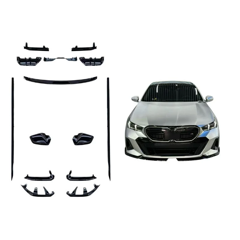 High Quality PH MP Style Body Kit Fit for 5 Series G60 G68 2024-2026 Gloss Black Including Front Lip Rear Diffuser Side Skirts