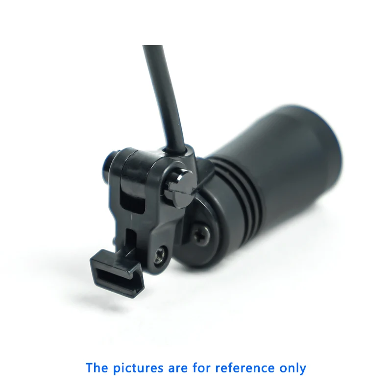 مجموعة ملحقات المصابيح الأمامية بمشبك معدني من Burite Burite ملحقات Loupes بفتحة احترافية مقاس 8 مم #5