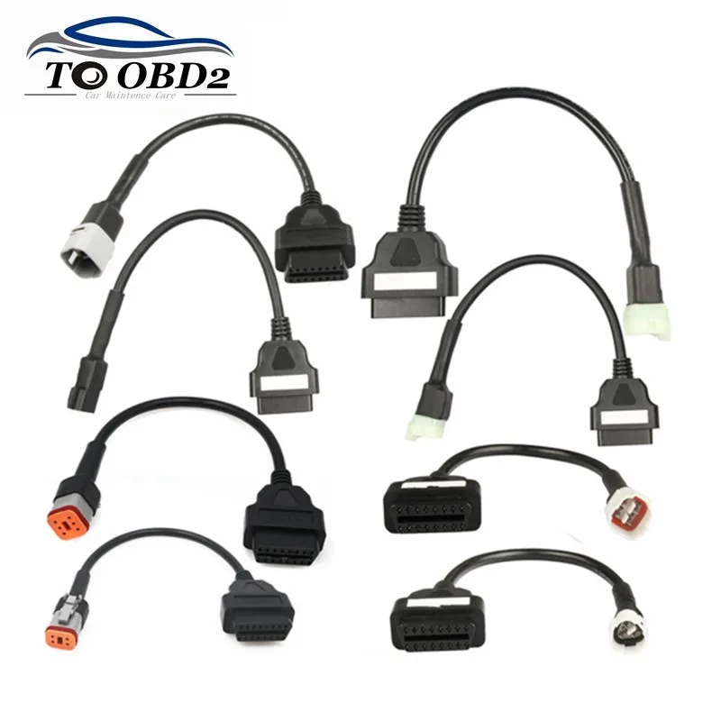 Universal OBD2 Motorcycle Cable For Honda 4Pin 6Pin For YAMAHA 3Pin 4Pin For Kawasaki/BENELLI/Suzuki/Ducati/KYMCO/K-CAN Jumper