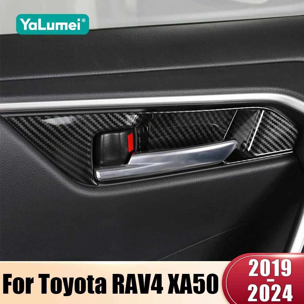 Für Toyota RAV4 XA50 2019 2020 2021 2022 2023 2024 2025 RAV 4 Hybrid ABS Auto Innentürgriff Schalenrahmen Dekorationsabdeckung Zierleisten