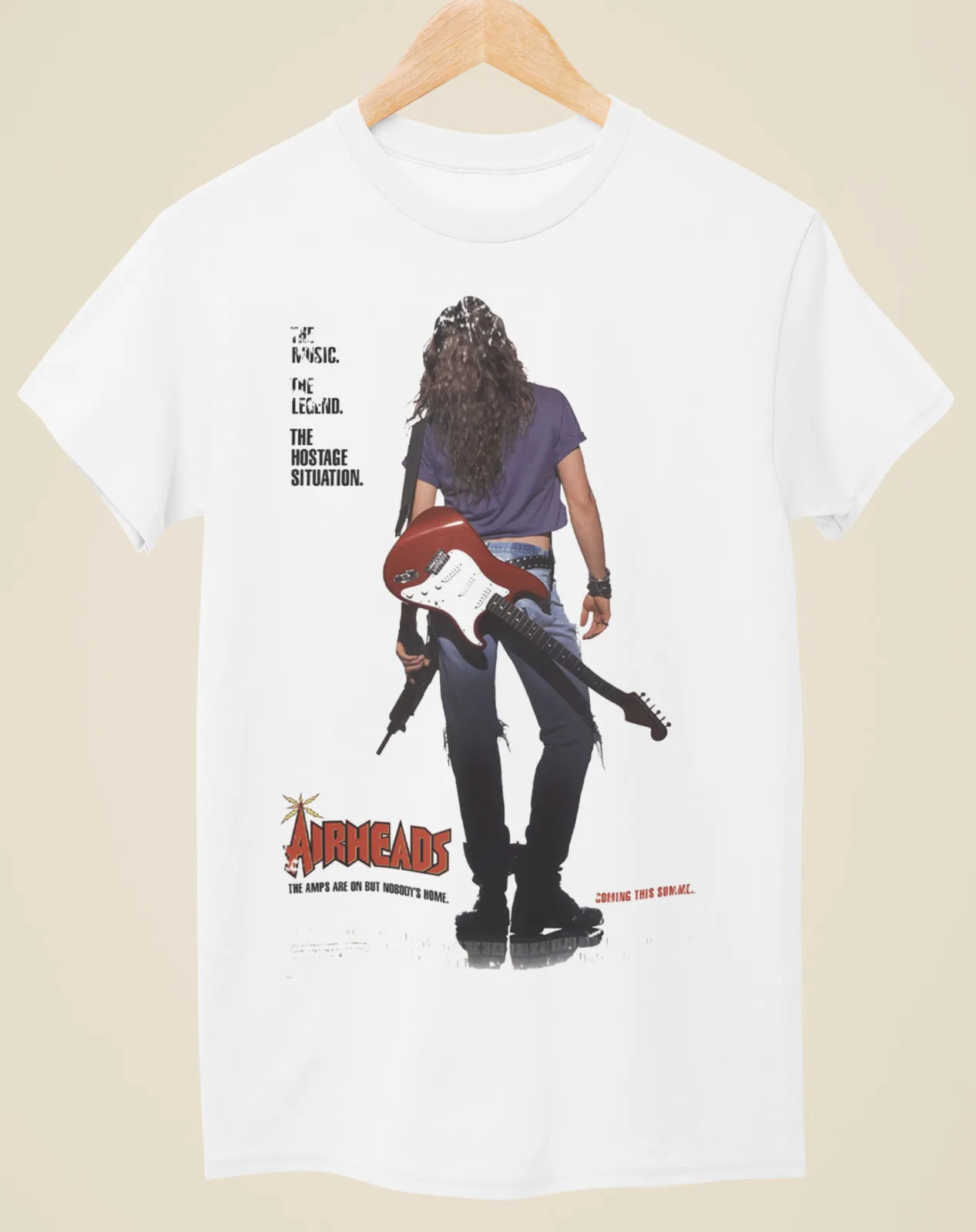 Airheads - Movie Poster Inspired Unisex White T-Shirt