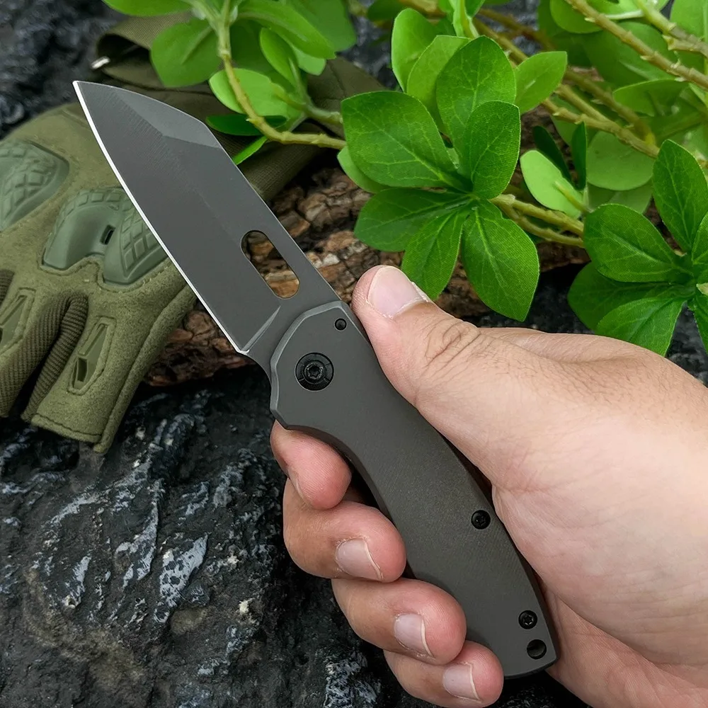Quente 103 mini faca dobrável sobrevivência portátil faca de bolso defensiva edc ferramentas acampamento 5cr13mov lâmina zinco 420 alça aço