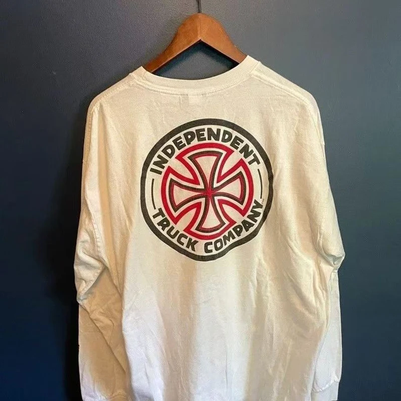 

Harajuku, готическая уличная одежда, топ Y2k, большие винтажные футболки с графическим принтом, готические футболки с длинными рукавами и буквенным принтом для женской одежды