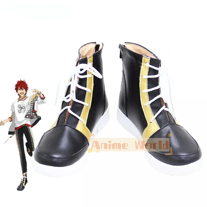 

Game Amagi Rinne Cosplay Shoes Halloween Carnival Boots Cosplay Prop PU Leather Shoes Custom Made