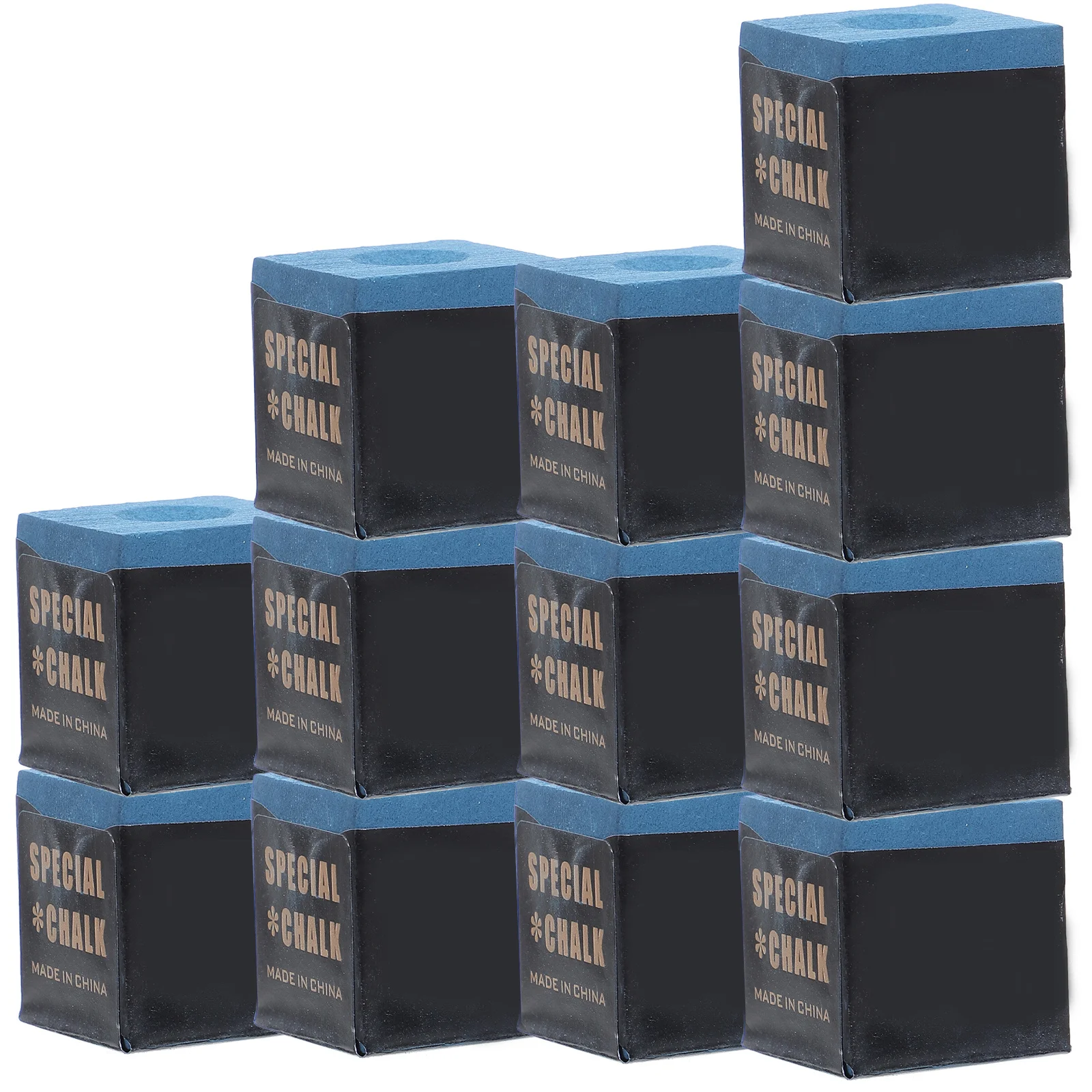 

24Pcs Billiard Cue Chalk Cubes Premium Pool Cue Chalks for Training Games Match Pool Table Accessories Blue Billiard Chalk