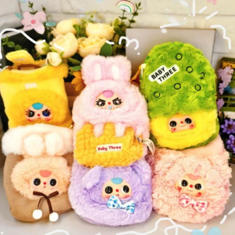 

Hot Genuine Baby Three Cute Mobile Phone Bag Series Blind Box Trendy Doll Hanging Ornament Collectible Toys Mystery Box Gifts