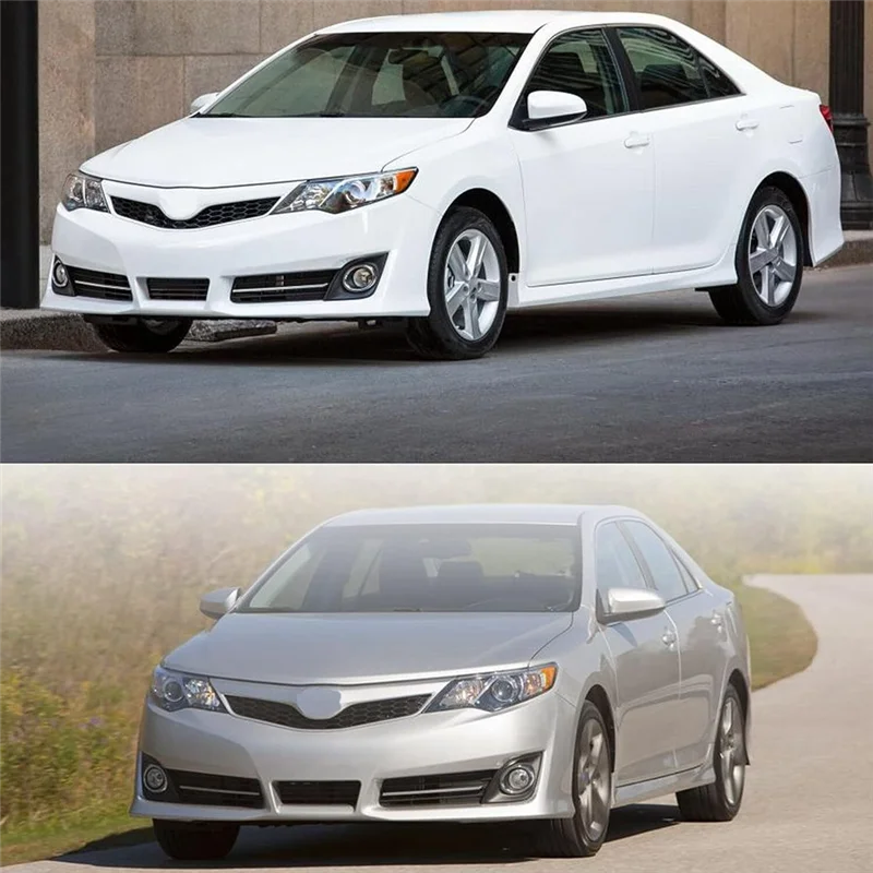 

A30F-1 Set Front Bumper Lower Grille Fog Light Cover Bezel Set TO1036129 52127-06290 52128-06290 For TOYOTA CAMRY 2012-2014 Part