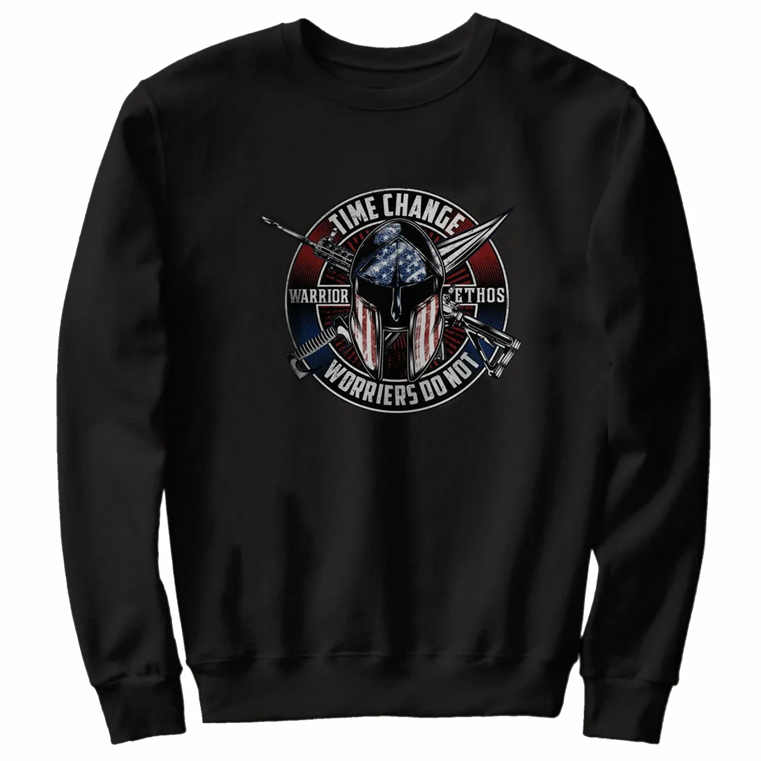 American Spartan Warrior Ethos Military Grunt Pullover Hoodie New 100% Cotton Casual Mens Sweatshirts Personalized Streetwear