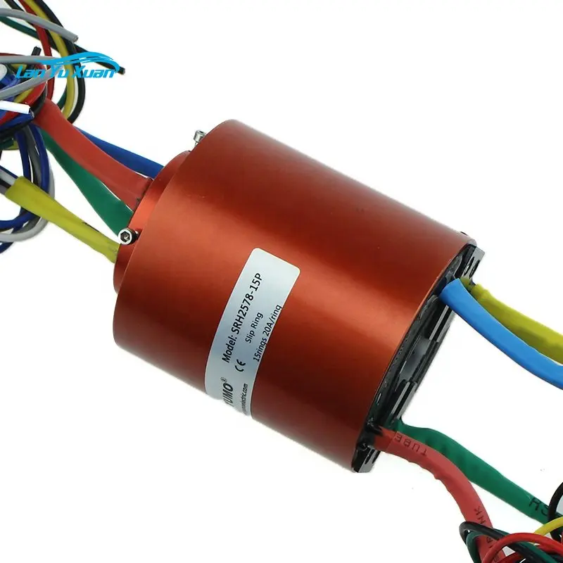 

YUMO Slip ring SRH2578-15P 15wires rotating Through Bore Ring Connector