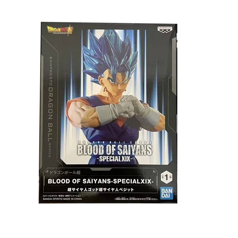 Original Banpresto Dragon Ball Z BLOOD OF SAIYANS SPECIAL XIX The super Seya god Begit Anime ACTION FIGURE MODEL KIT TOY GIFTS