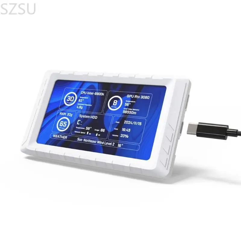 

SZSU Smooth 5 Foot Tiny LCD Panel Thin Transportable Plan Dynamic Background Feature Full Resolution 854x480 Resolution