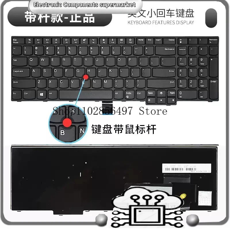 For Lenovo ThinkPad T540P/E531/E540/L540/W540/W541/T550 | US Layout | Brand New Original Backlit Keyboard