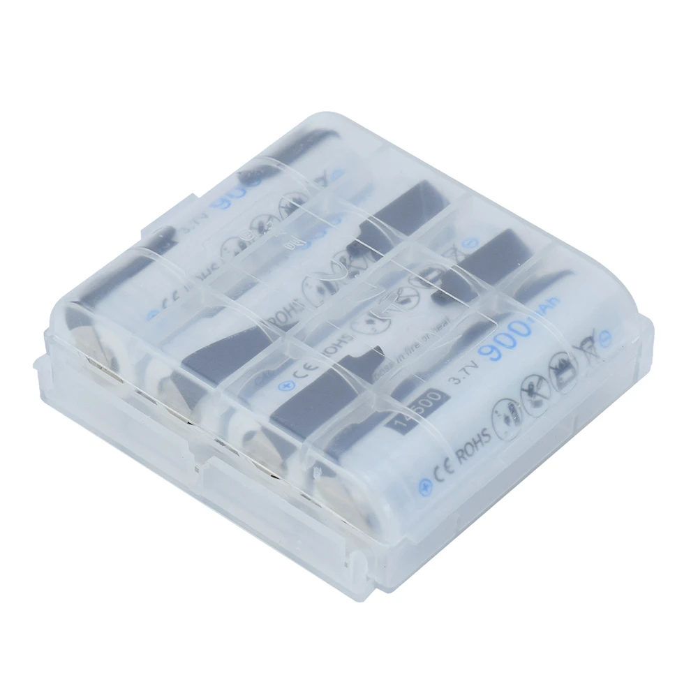 Литий-ионный аккумулятор 14500 со сваркой, 3,7 В, аккумуляторная батарея типа АА 14500, аккумулятор для фонарика, электрическая зубная щетка