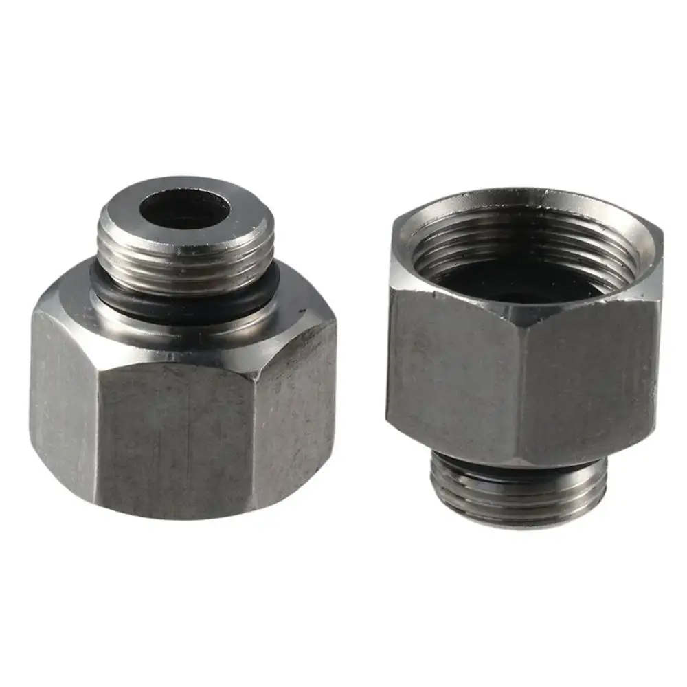 

2 шт. фитинги для труб из нержавеющей стали G 1/2 «мама» на G 3/8 «папа» серебряный сантехнический адаптер адаптеры для водяного шланга