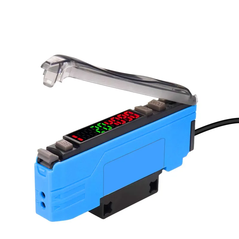 

Suitable for 25 microsecond high-speed dual-digital fiber amplifier analog 0-5V output normally open and normally closed