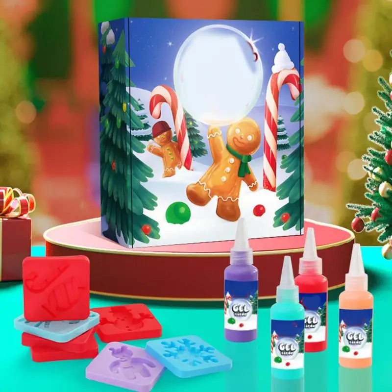 Juego de juguetes de Gel de hadas, artesanías 3D hechas a mano, juego de juguetes de Gel de hadas, artesanías creativas de Navidad, juguetes educativos para chico pequeño