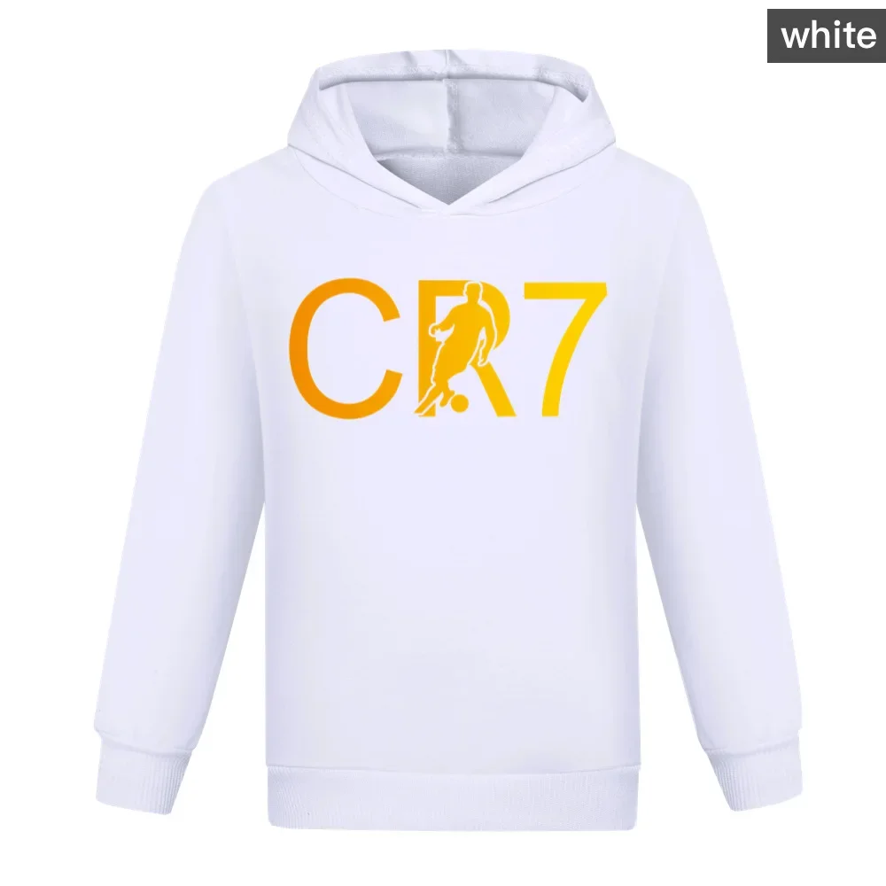 3-14 Years CR7 Print Streetwear Hoodie Football Football Star Men Women Fashion Sweatshirts Hoodies Tops Pullovers