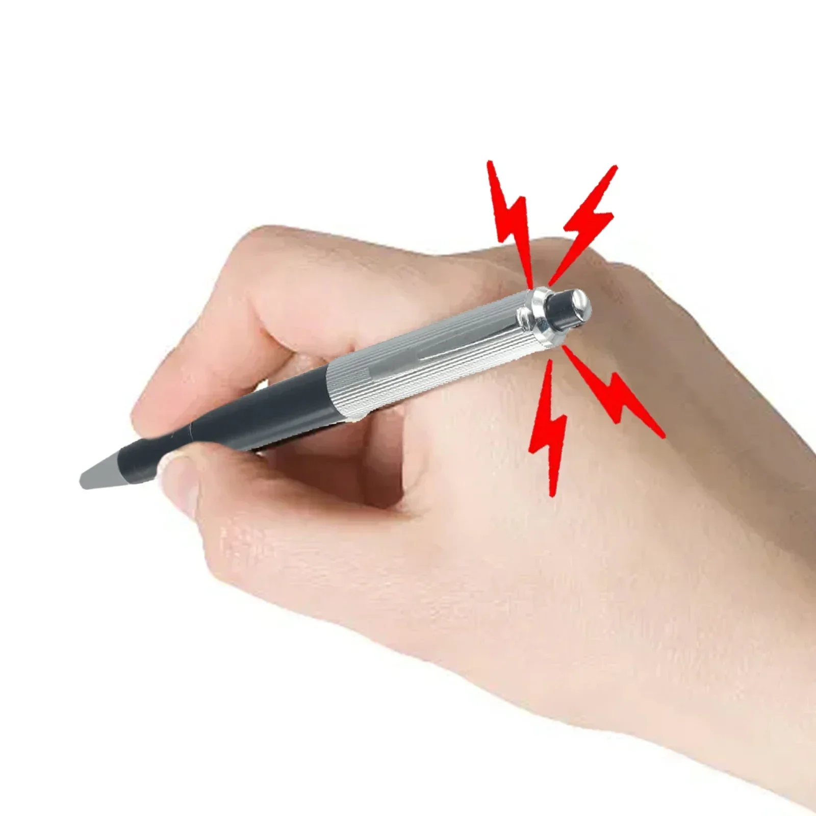 1pcs Creative Electric Shock Ballpoint Pen Toy Utility Gadget Gag Joke Funny Prank Trick Office School Signing Pens