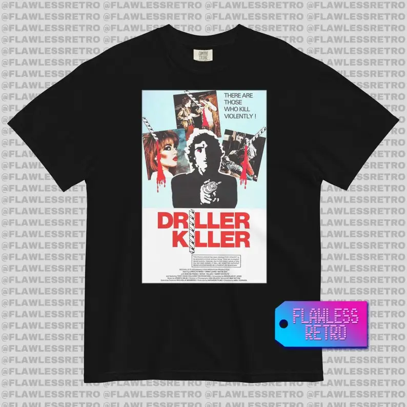 DRILLER KILLER 70s Cult Horror Tee