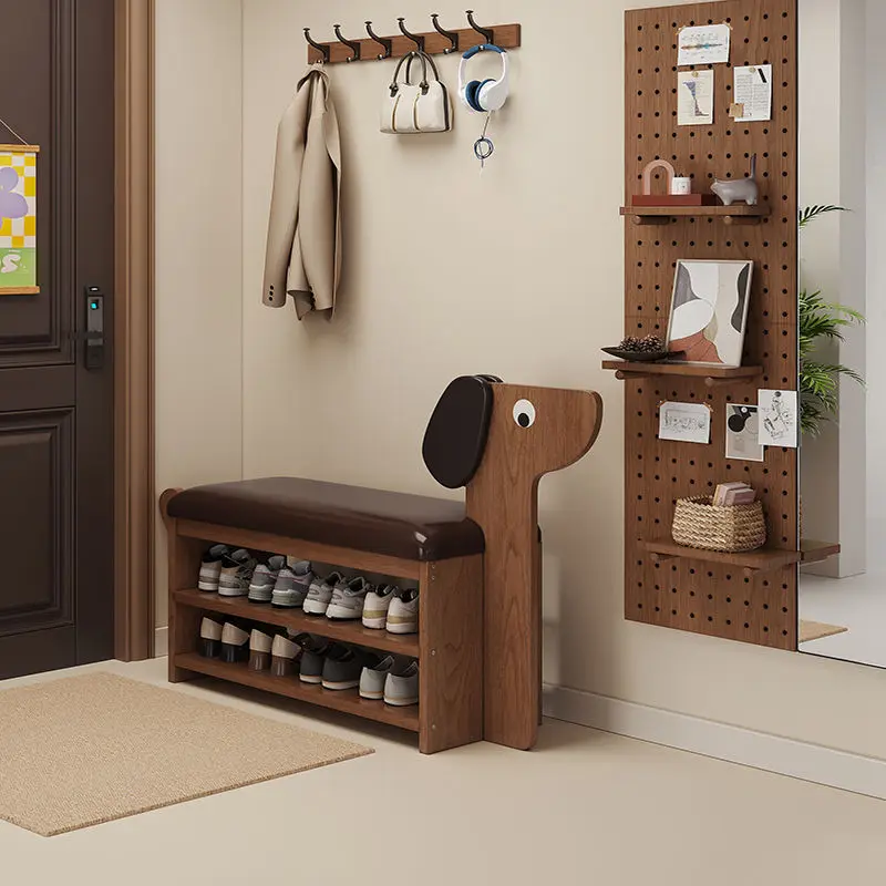 

shoe changing stool, multi-layer, household, door, creative, shoe rack, integrated, soft bag