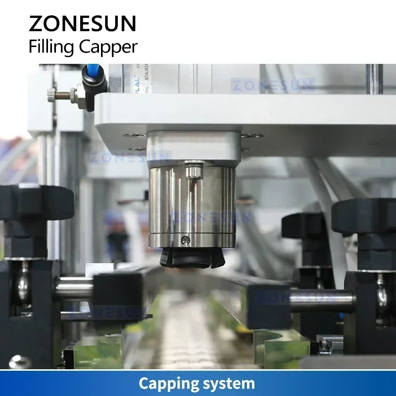 Zonesun Automatic Bottle Filling and Stoppering Machine Bottle Sealing Machine Monoblock Filler Capper ZS-AFX10
