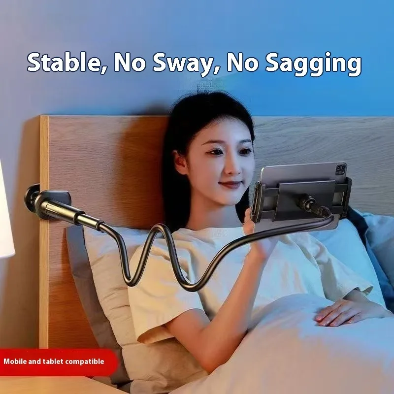 حامل هاتف سرير عالمي قابل للتعديل، حامل لوحي، حامل فوق السرير، تسجيل فيديو، بث مباشر، مشاهدة الأفلام بدون استخدام اليدين #1