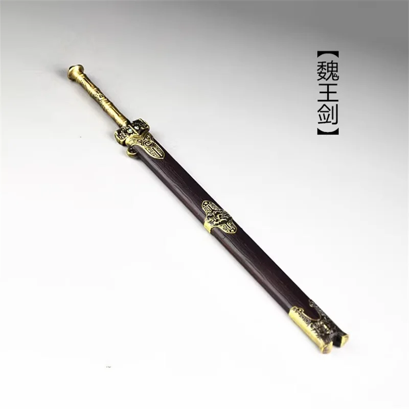

Hot Sale 1/6 Miniature Cold Weapon King Wei Sword Model Toy Accessories Fit 12'' Action Figure Soldier In Stock