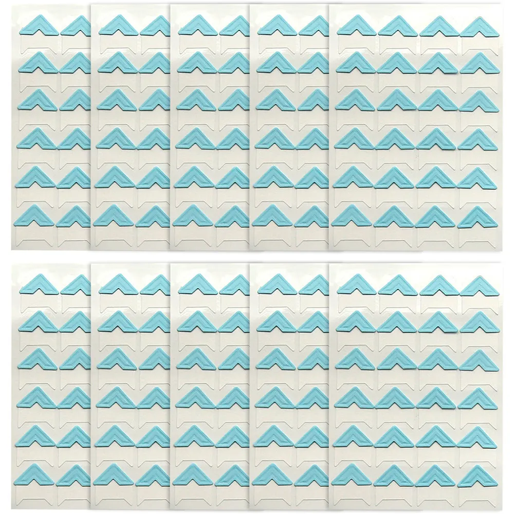 10Sheets Timeless Photo Corners Self Adhesive Picture Corner Protectors Versatile for Scrapbook Photo Diary Memory Book Craft