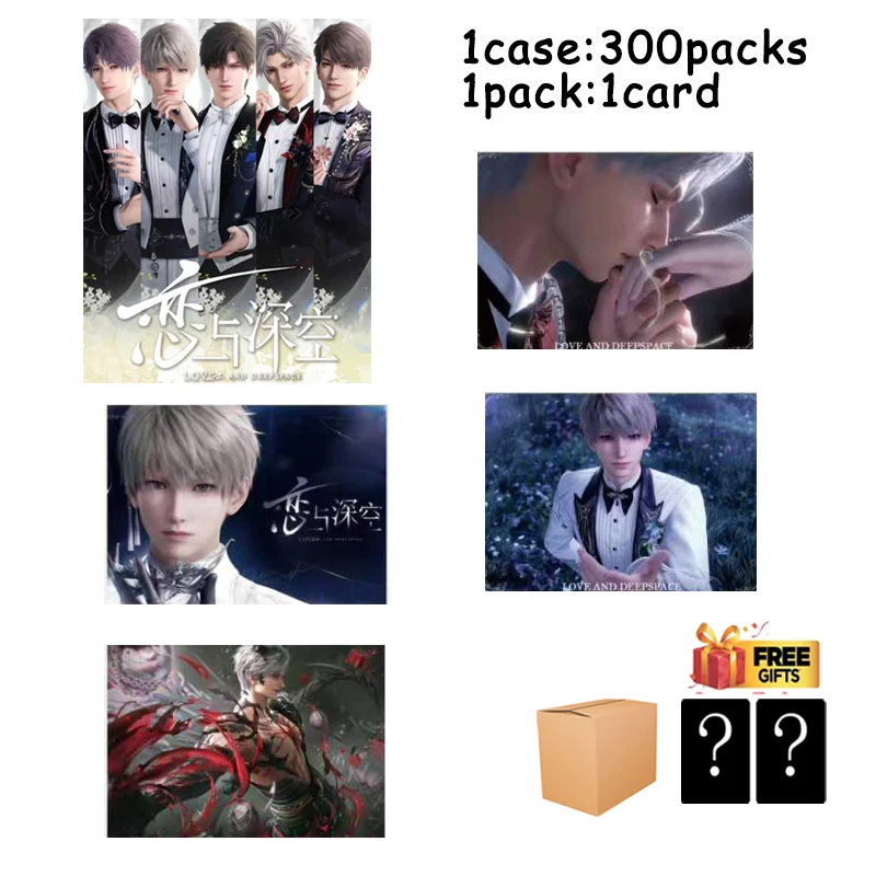 

Разрывные карты Love And Deepspace Star Track, 15-темы, отрывная слепая коробка, коллекция аниме, подарочный набор для игры