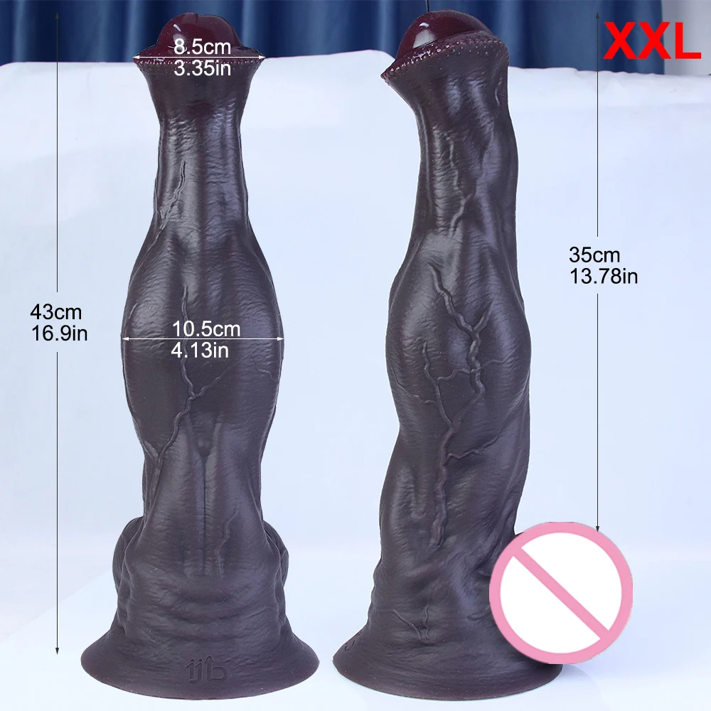 Super Huge Horse Dildo Strong Muscular Male Animal Big Penis Sex Toy Suction Cup for Female G-spot Stimulation Anal Masturbation - Image 2